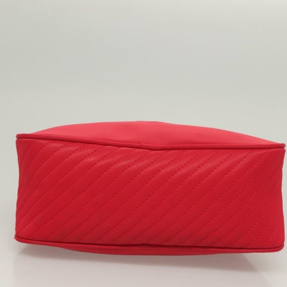 SAINT LAURENT Hand Bag Nylon Red Auth - Picture 11 of 16